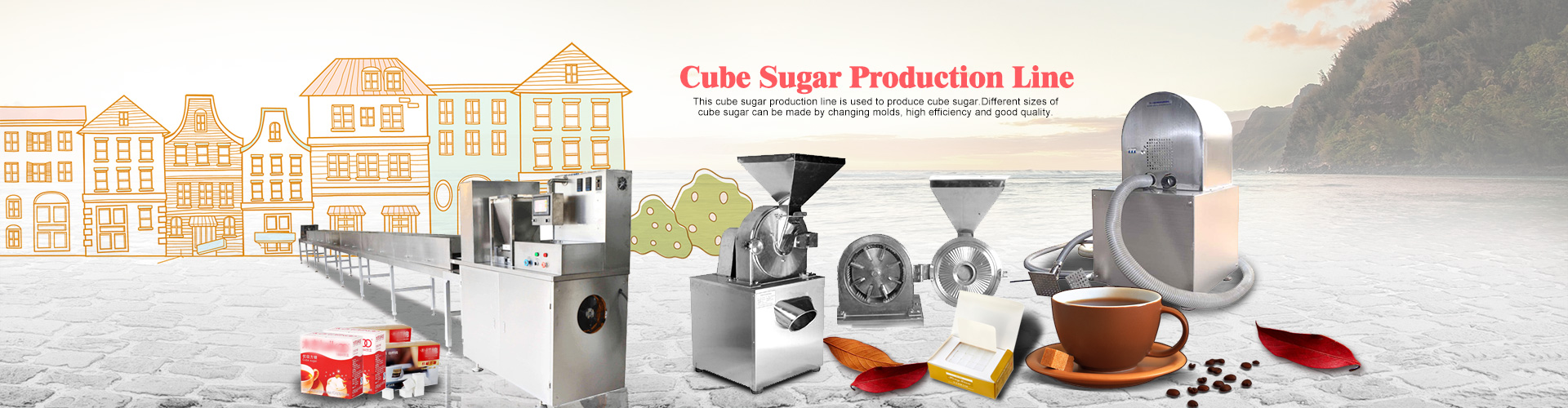 High Quality Sugar Cubes Making