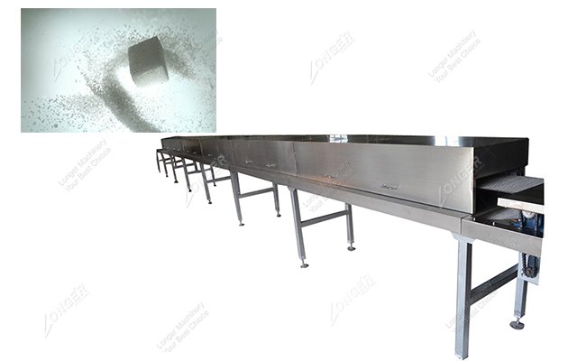 Stainless Steel Cube Sugar Infrared Drying Tunnel