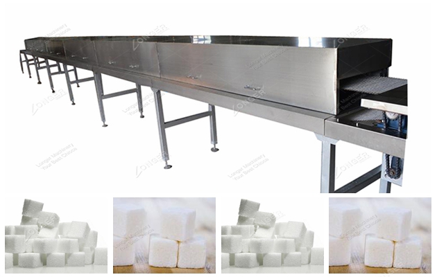 Stainless Steel Cube Sugar Infrared Drying Tunnel